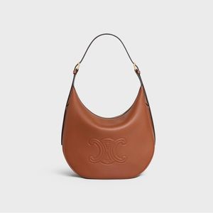 Celine cuir triomphe leather Tan heloise hobo